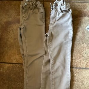 Girls tan school pants/jeans
